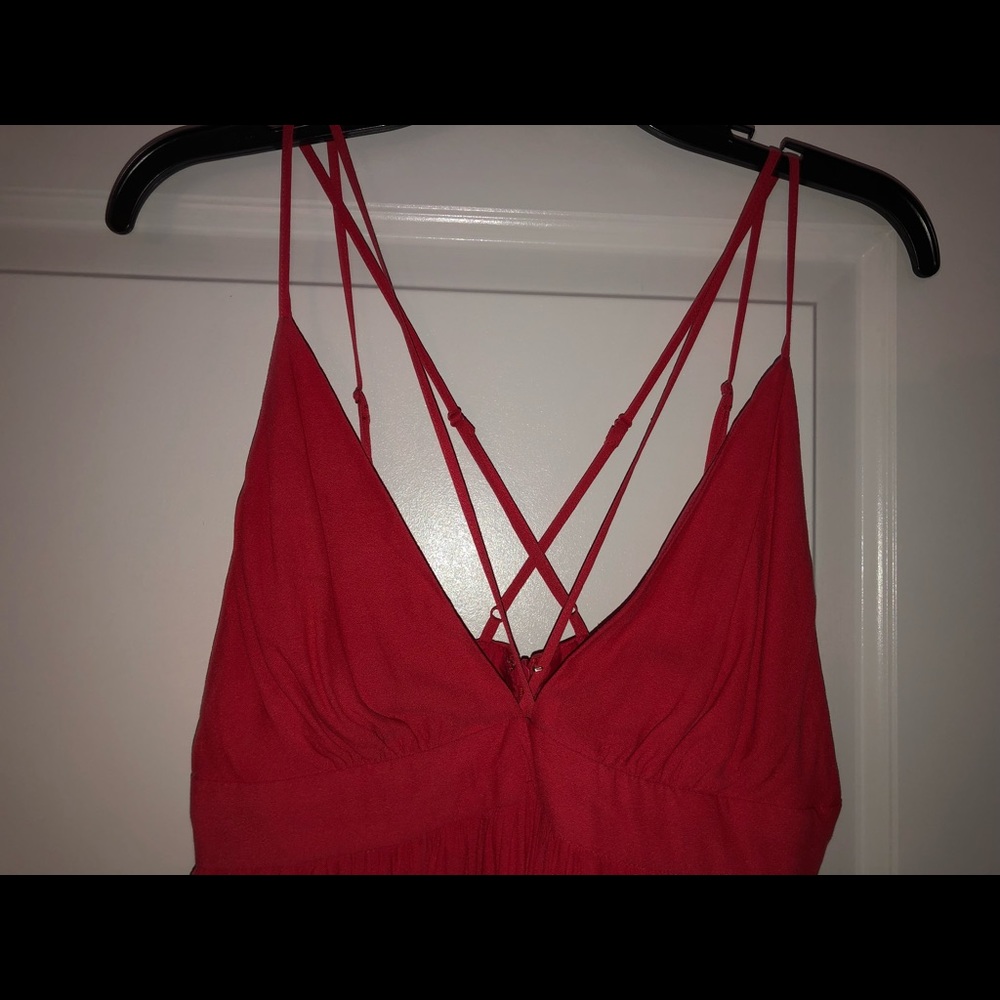 Strappy Red Dress
